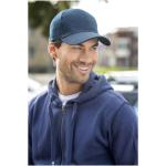 Davis 6 panel cap Black