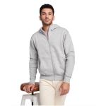 Montblanc unisex full zip hoodie, grey marl Grey marl | L