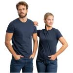 Atomic short sleeve unisex t-shirt, navy Navy | XS