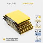 XD Collection Solra emergency blanket in RCS recycled RPET pouch Black