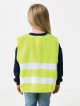 XD Collection GRS recycled PET high-visibility safety vest 3-6 years Yellow