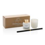 Ukiyo candle and fragrance sticks gift set White