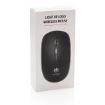 XD Collection Light up logo wireless mouse Black