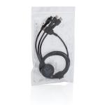 XD Collection Light up logo 6-in-1 cable Black