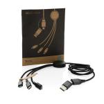 XD Xclusive Terra 120cm 6-in-1-Kabel aus RCS recyceltem Aluminium Grau