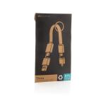 XD Xclusive Terra recycled aluminum 4 in 1 60W fast charging cable Convoy grey