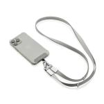 XD Xclusive Nivo RCS recycled PET Crossbody lanyard Convoy grey