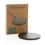 XD Collection 10W Wireless Charger aus RCS Standard recyceltem Kunststoff Schwarz