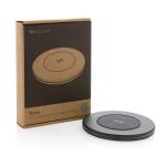 XD Xclusive Terra 10W Wireless Charger aus RCS recyceltem Aluminium Grau