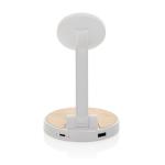 XD Xclusive Ontario 2-in-1 15W magnetischer Ladeständer aus RCS rPlastik Weiß
