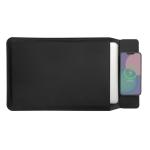 Swiss Peak 15W magnetic charging laptop sleeve 14-15,6" Black