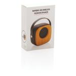 XD Collection Bamboo 3W Wireless Fashion Speaker Black