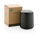 XD Collection RCS certified recycled plastic 5W Wireless speaker Black