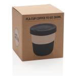 XD Collection PLA Cup Coffee-To-Go 280ml Schwarz