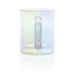 XD Collection Doppelwandiger Deluxe-Becher aus galvanisiertem Glas Transparent