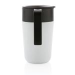 XD Collection GRS recycelte PP und Stainless Steel Tasse mit Griff Weiß