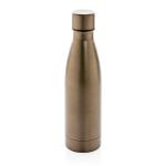 XD Collection RCS Recycled stainless steel solid vacuum bottle Brown