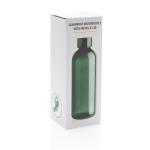 XD Collection Leakproof water bottle with metallic lid Green