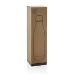 XD Collection Eureka einwandige Wasserflasche aus RCS rec. Stainless-Steel Blau