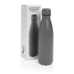 XD Collection Solid colour vacuum stainless steel bottle 500 ml Convoy grey