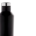 XD Collection Moderne Vakuum-Flasche aus Stainless Steel Schwarz