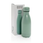 XD Collection Solid colour vacuum stainless steel bottle 260ml Green