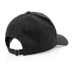 XD Collection Impact 5panel 280gr Recycled cotton cap with AWARE™ tracer Black