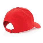 XD Collection Impact 5 Panel Kappe aus 280gr rCotton mit AWARE™ Tracer Rot
