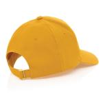 XD Collection Impact 5panel 280gr Recycled cotton cap with AWARE™ tracer Yellow