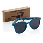 XD Collection Weizenstroh Sonnenbrille Blau