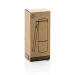 XD Collection Bamboo and RCS certfied recycled plastic torch Brown