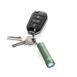 XD Collection Flash RCS recycled aluminium keychain torch Green