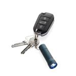 XD Collection Flash RCS recycled aluminium keychain torch Aztec blue