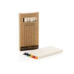 XD Collection Micki GRS Infinity 6-teiliges Buntstift-Set Weiß