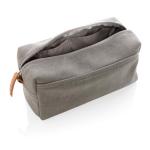 XD Collection Canvas toiletry bag PVC free Convoy grey