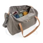 XD Collection Canvas Reisetasche, PVC-frei Grau