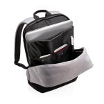 XD Collection RFID Anti-Diebstahl-Rucksack, PVC-frei Grau/schwarz