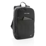 Swiss Peak laptop backpack with UV-C steriliser pocket Black