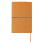 XD Collection A5 recycled leather notebook Brown