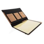 XD Collection Deluxe cork portfolio A4 with pen Brown