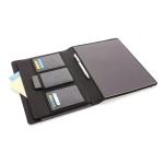 XD Collection Recycled leather A4 portfolio Convoy grey