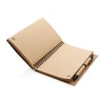 XD Collection Cork spiral notebook with pen Black