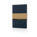 XD Collection Salton A5 GRS certified recycled paper notebook Aztec blue