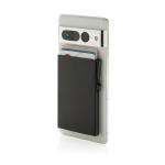 XD Collection Standard aluminium RFID magnetic phone cardholder Black