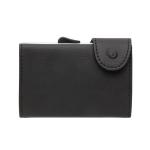 C-Secure RFID Kartenhalter und Geldbörse Schwarz/silber