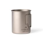 Nordic Drift Trail Ultraleichte Titan-Becher 450ml Silber
