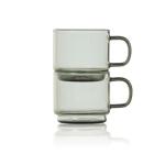AdHoc Impact Espressotassen 70ml, 2er-Set Transparent