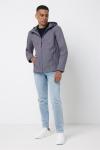 Iqoniq Makalu Herren Softshelljacke aus recyceltem Polyester, Vulkangrau meliert Vulkangrau meliert | L