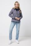 IQONIQ Makalu Damen Softshelljacke aus recyceltem Polyester, Vulkangrau meliert Vulkangrau meliert | XXS