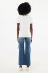 IQONIQ Brett recycled cotton t-shirt, ivory white, pebble gray Ivory white, pebble gray | XXS
